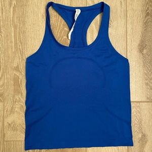 SYMPHONY BLUE LULULEMON SWIFTLY TECH RACE LENGTH TANK TOP